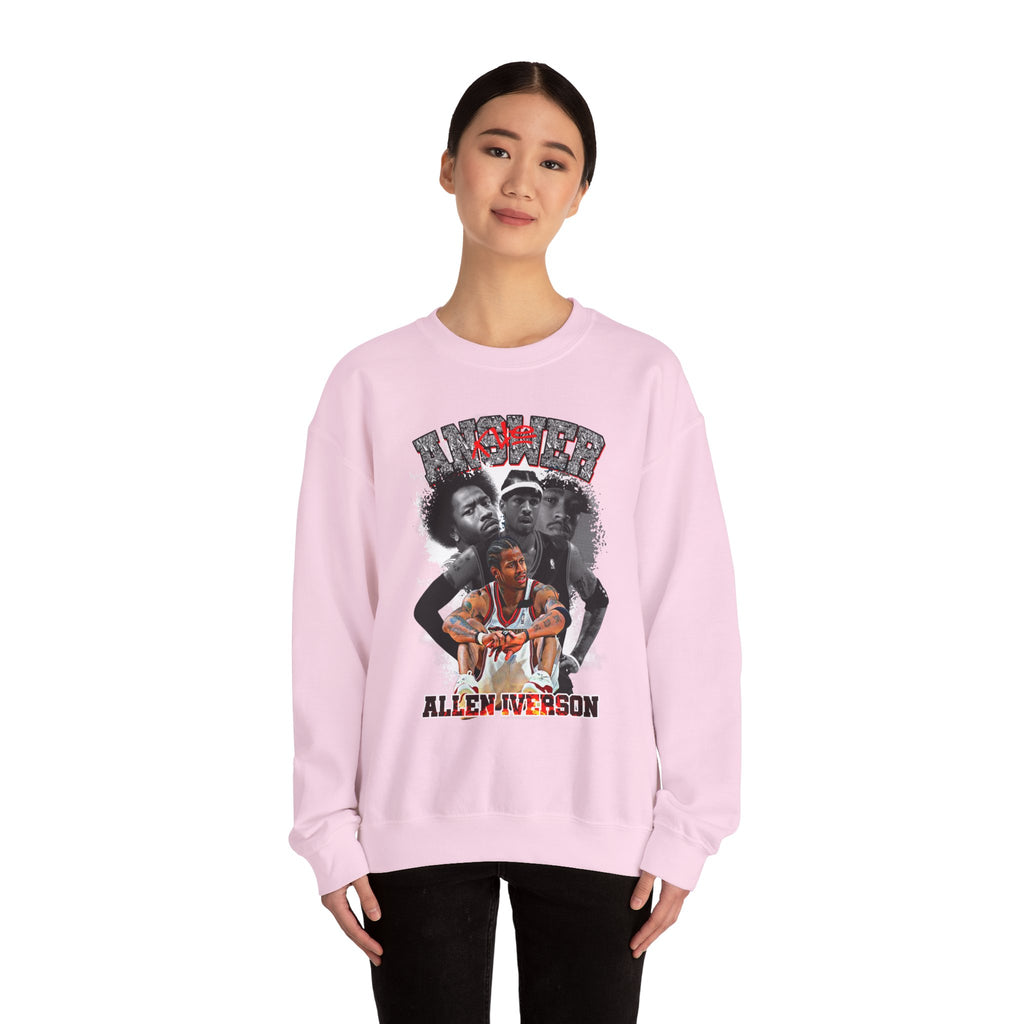 Retro-Allen Iverson Retro Crewneck Sweatshirt