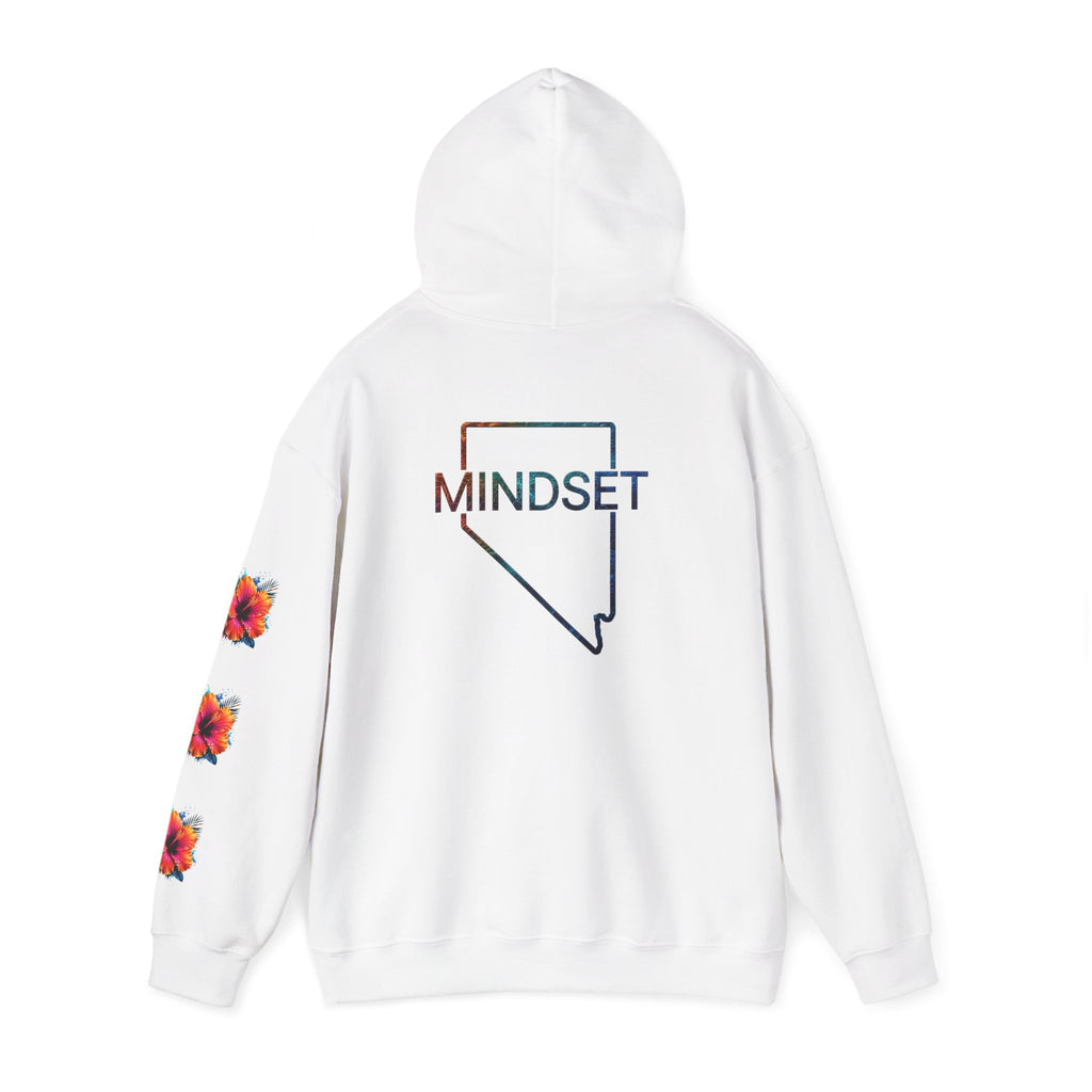 Tiff-Mindset Nevada Floral Hoodie — ‘Dream Believe’ Graphic Pullover