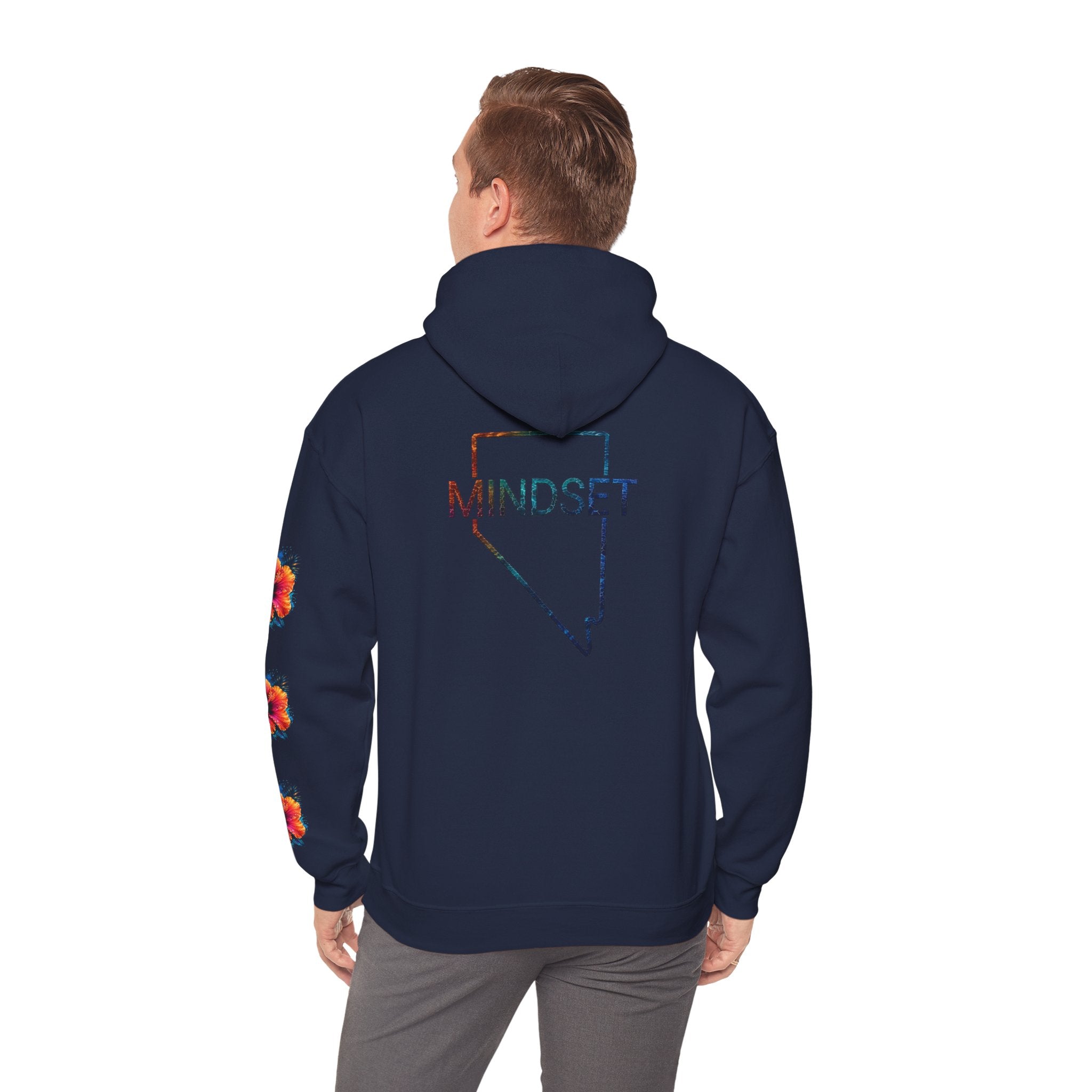 Tiff-Mindset Nevada Floral Hoodie — ‘Dream Believe’ Graphic Pullover