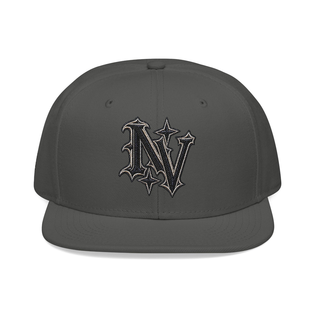 Hat-Embroidered V Diamond Snapback Hat — Streetwear Baseball Cap