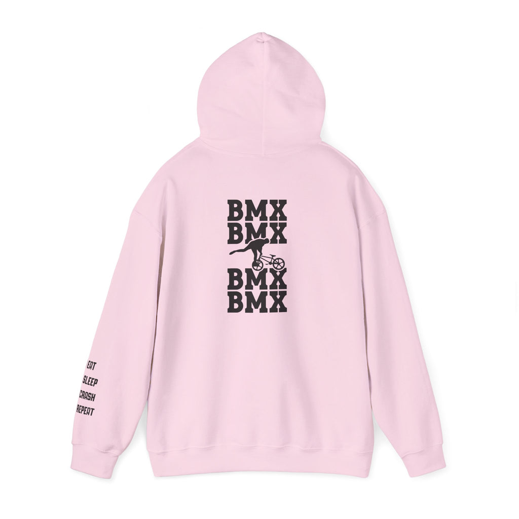 Rad-BMX Rider Hoodie — BMX Stunt Silhouettes Pullover for Riders & Fans