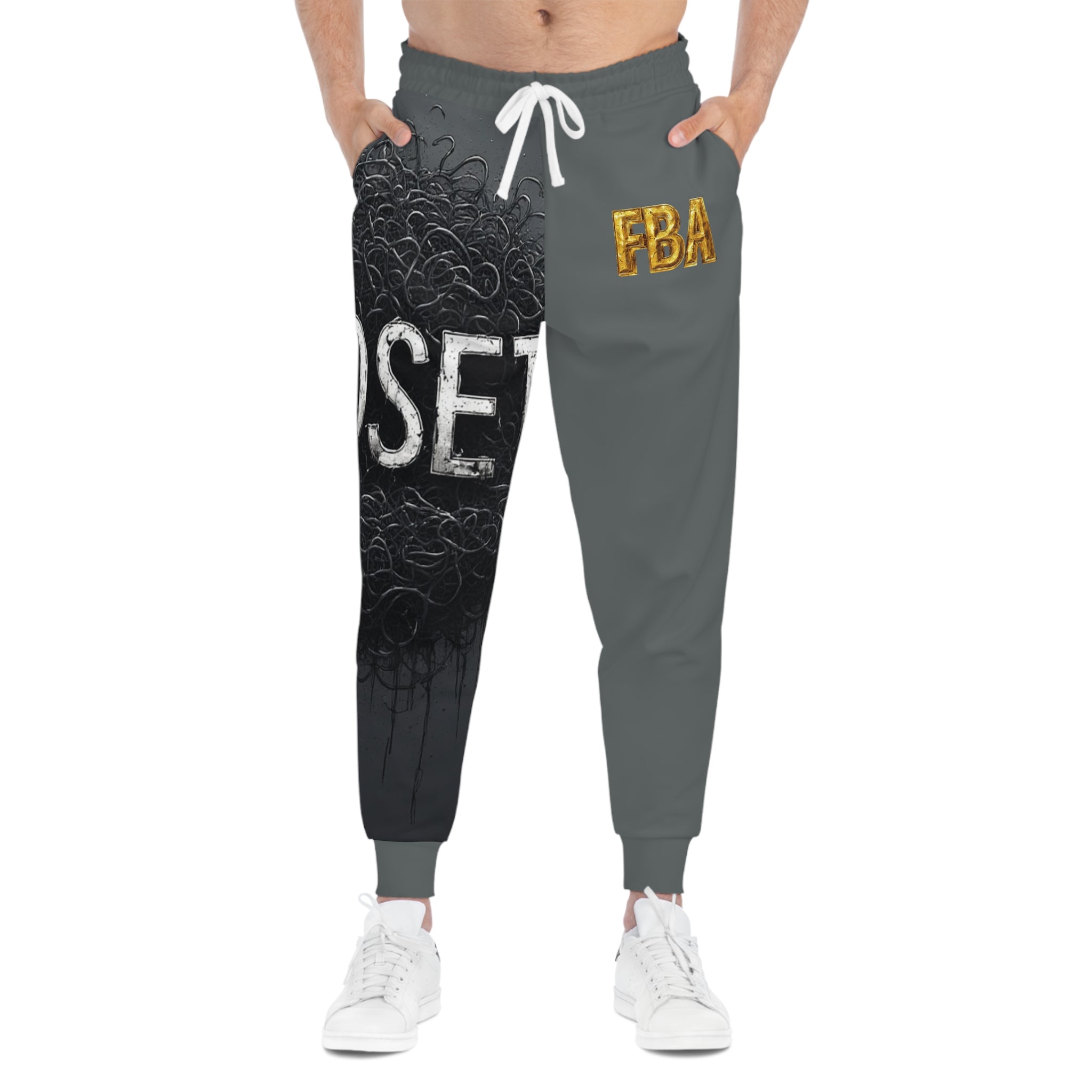 Mindset- Motivational 'Mindset Reset' Athletic Joggers — Graphic AOP Casual Sweatpants