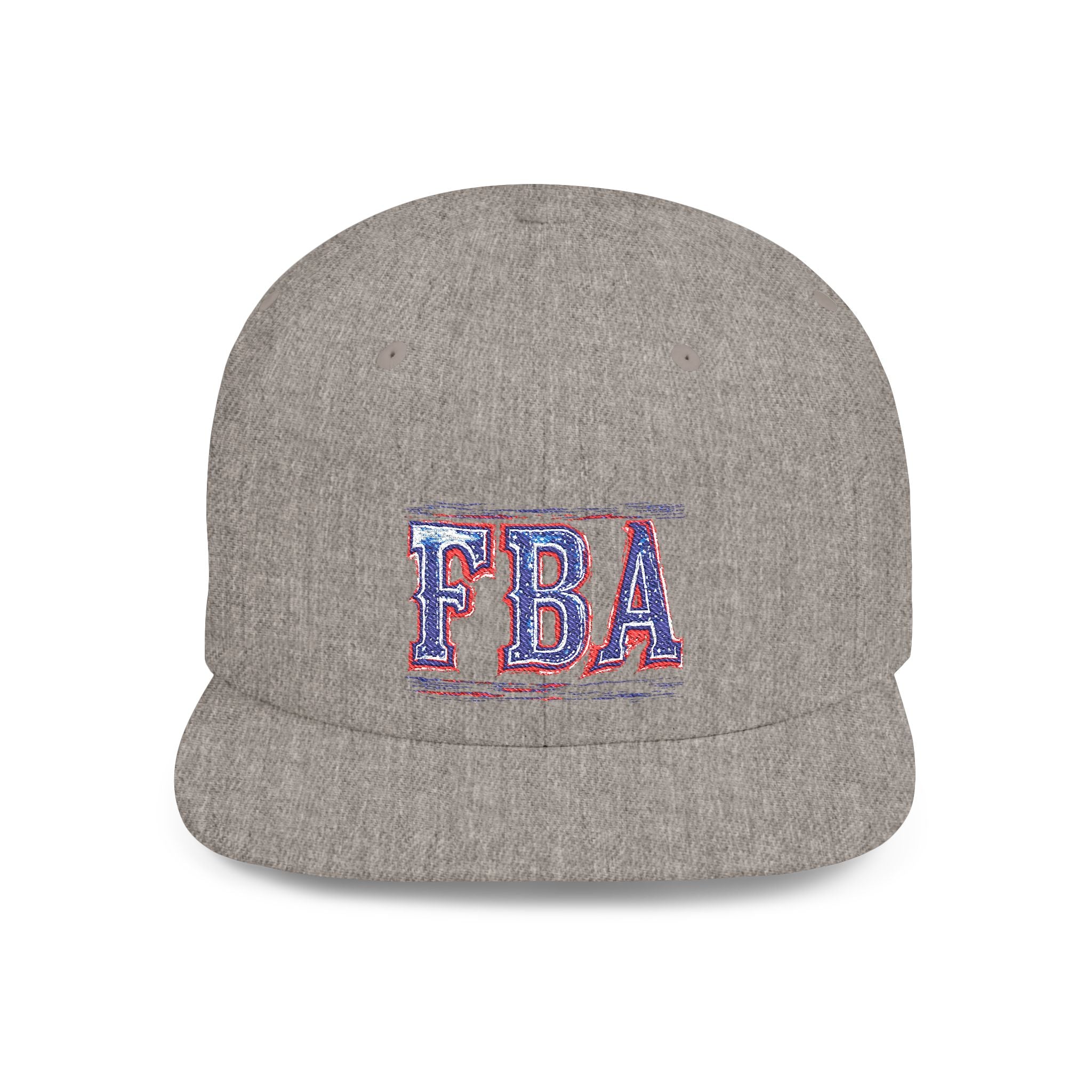 FBA- Distressed Patch Snapback Hat