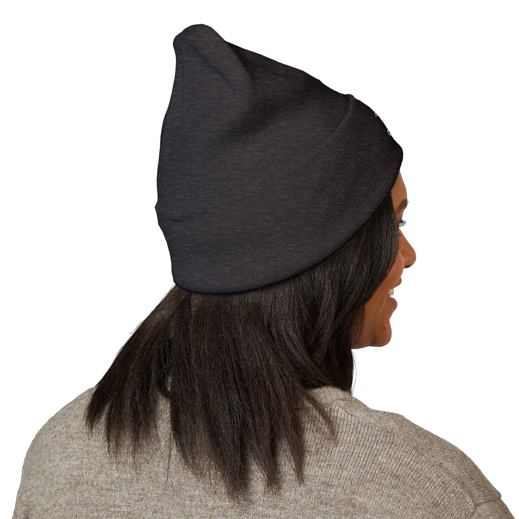 Henny-Embroidered "Fish & Friends Game Shack" Classic Cuffed Beanie — Winter Knit Hat