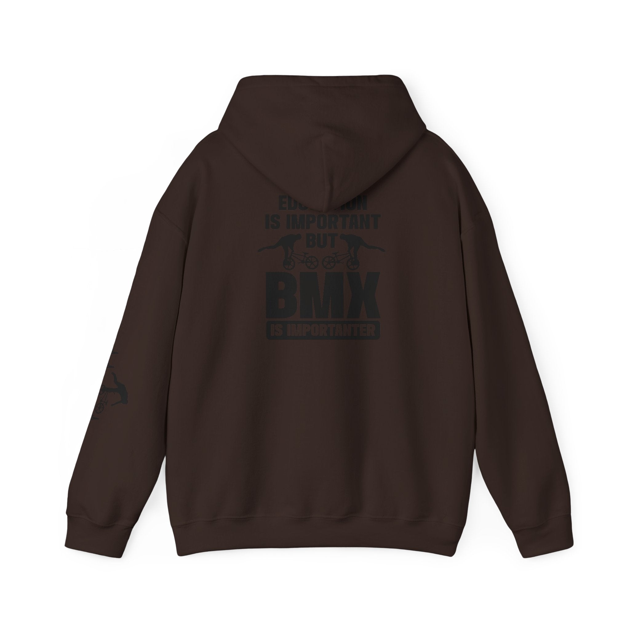 Rad-BMX Is Importanter Hoodie — Funny BMX Rider Sweatshirt