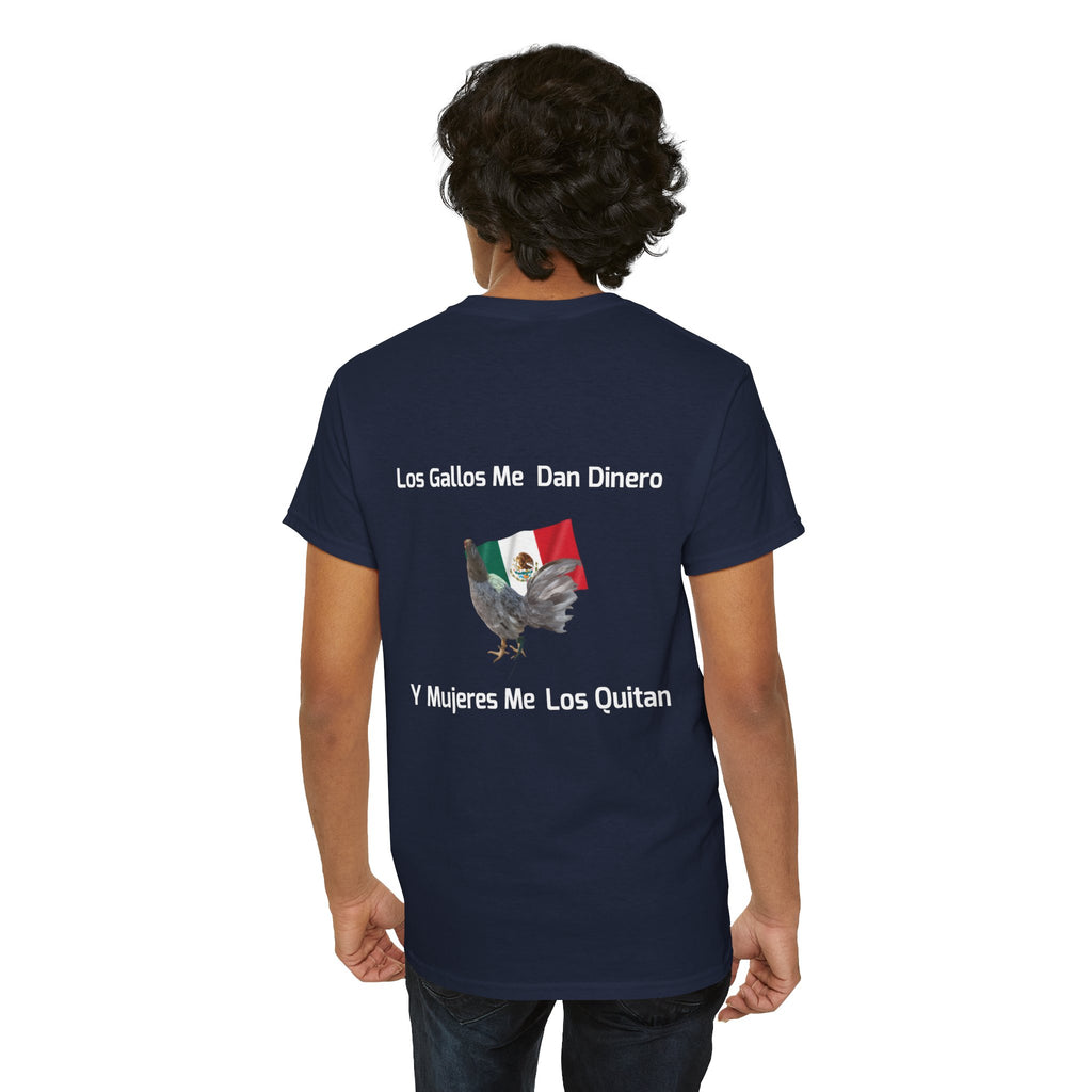 Henny-Gamefowl Tee — "Dro's Henny's Gamefarm" Mexican Flag Rooster Shirt