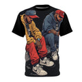 Mindset- Streetwear Graphic Tee — Twin Hip-Hop Artists Illustration
