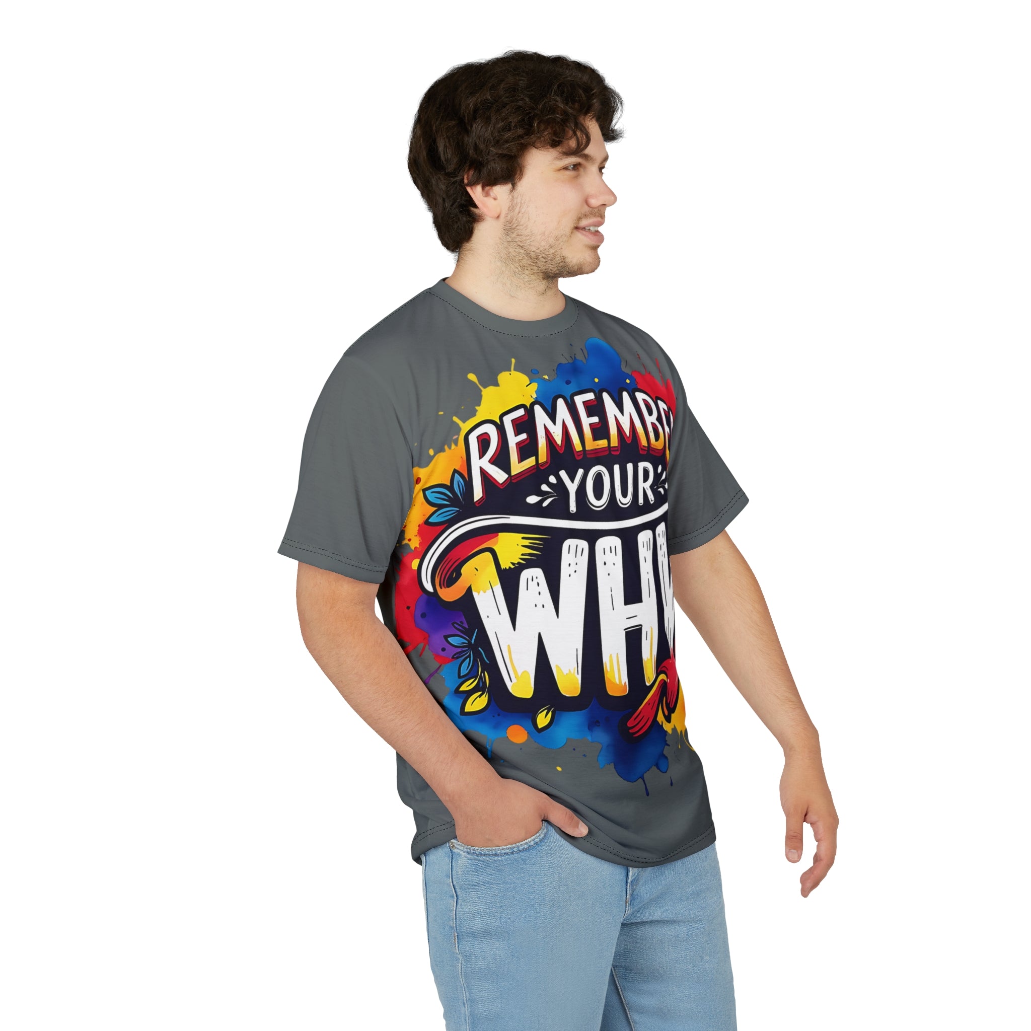 Streetwear-Remember Your Why T-Shirt — Motivational Graphic Tee for Inspiration & Fitness