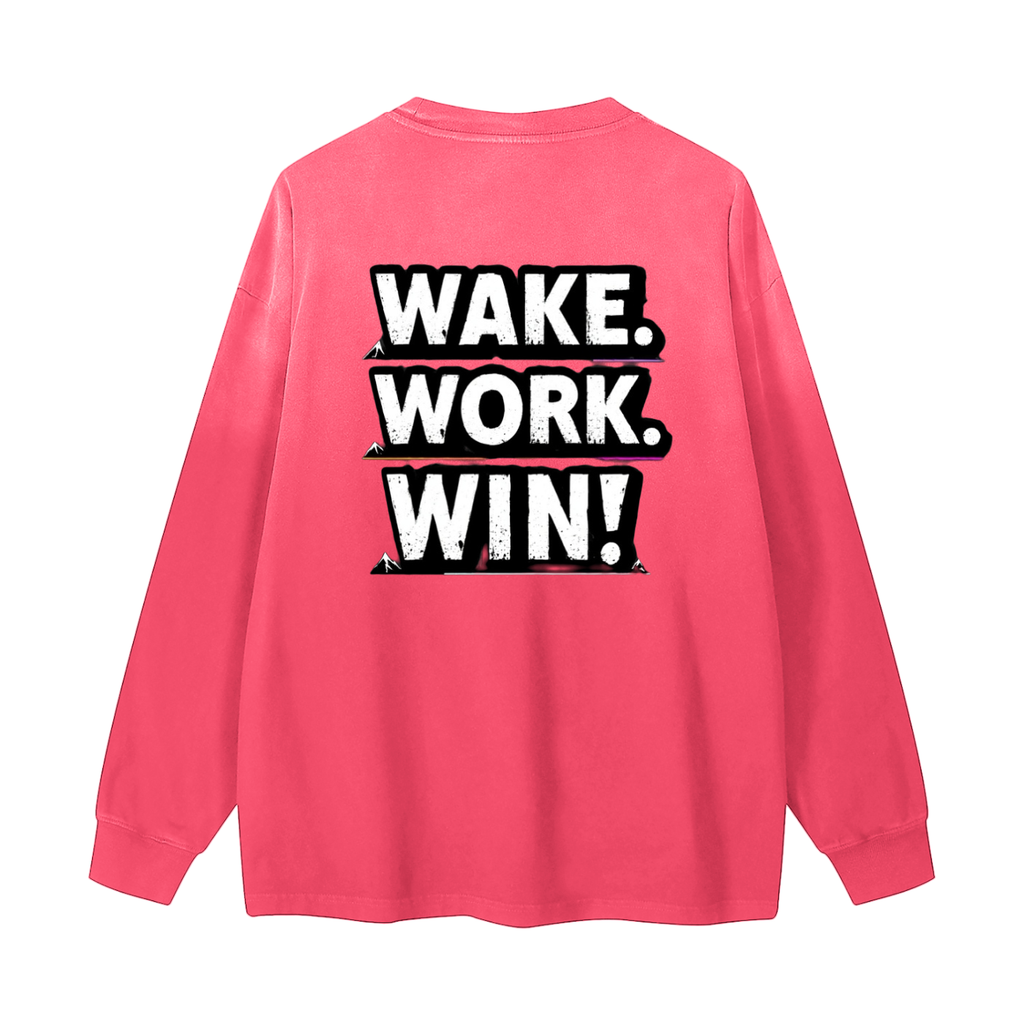 Gradient Washed Long Sleeve T-Shirt