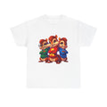Chipmunk Trio T-Shirt — Cute Cartoon Acorn Friends Tee
