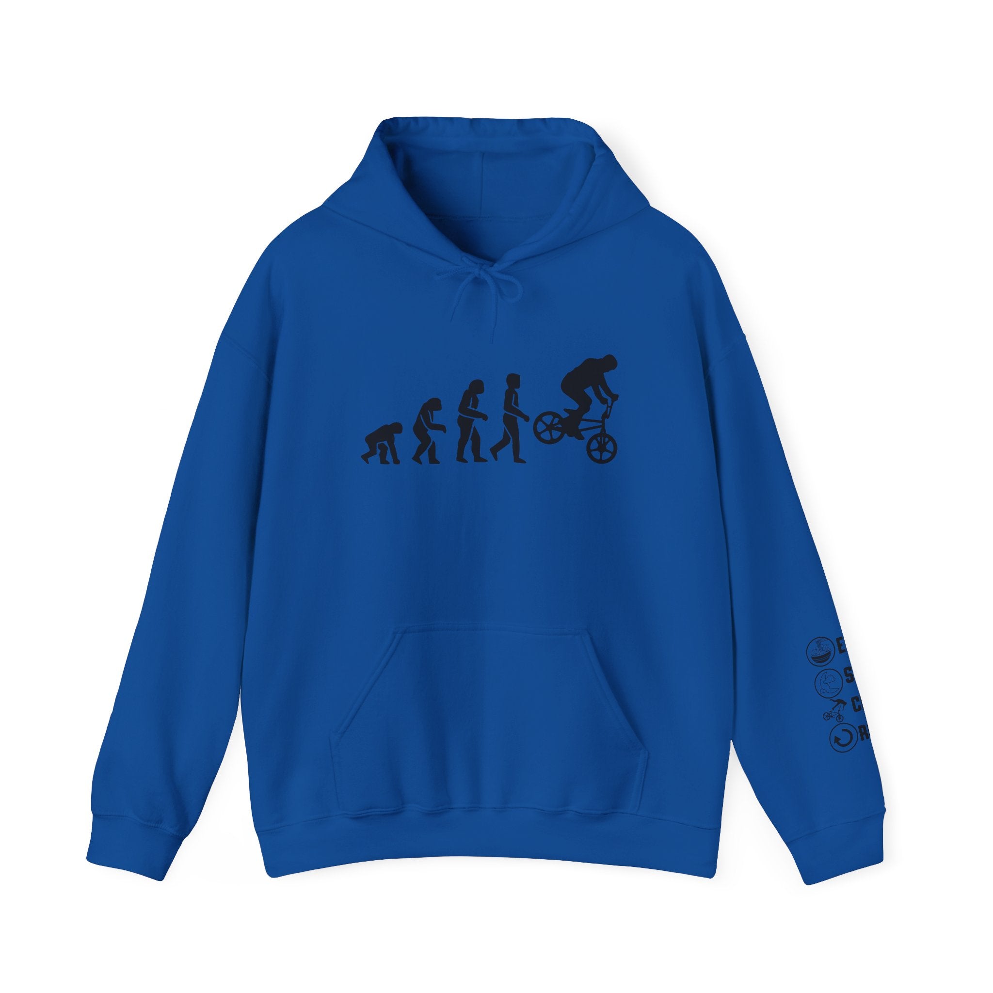 Rad-BMX Evolution Hoodie — BMX Rider Pullover for Cyclists & Streetwear