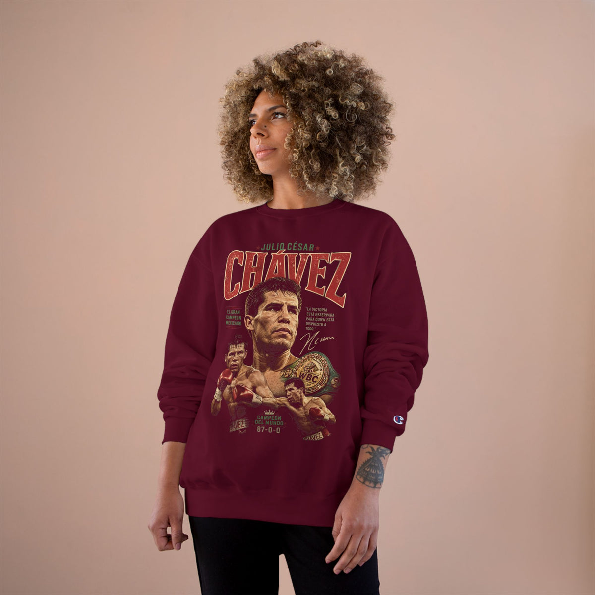 Retro Champion Tribute-Champion Sweatshirt