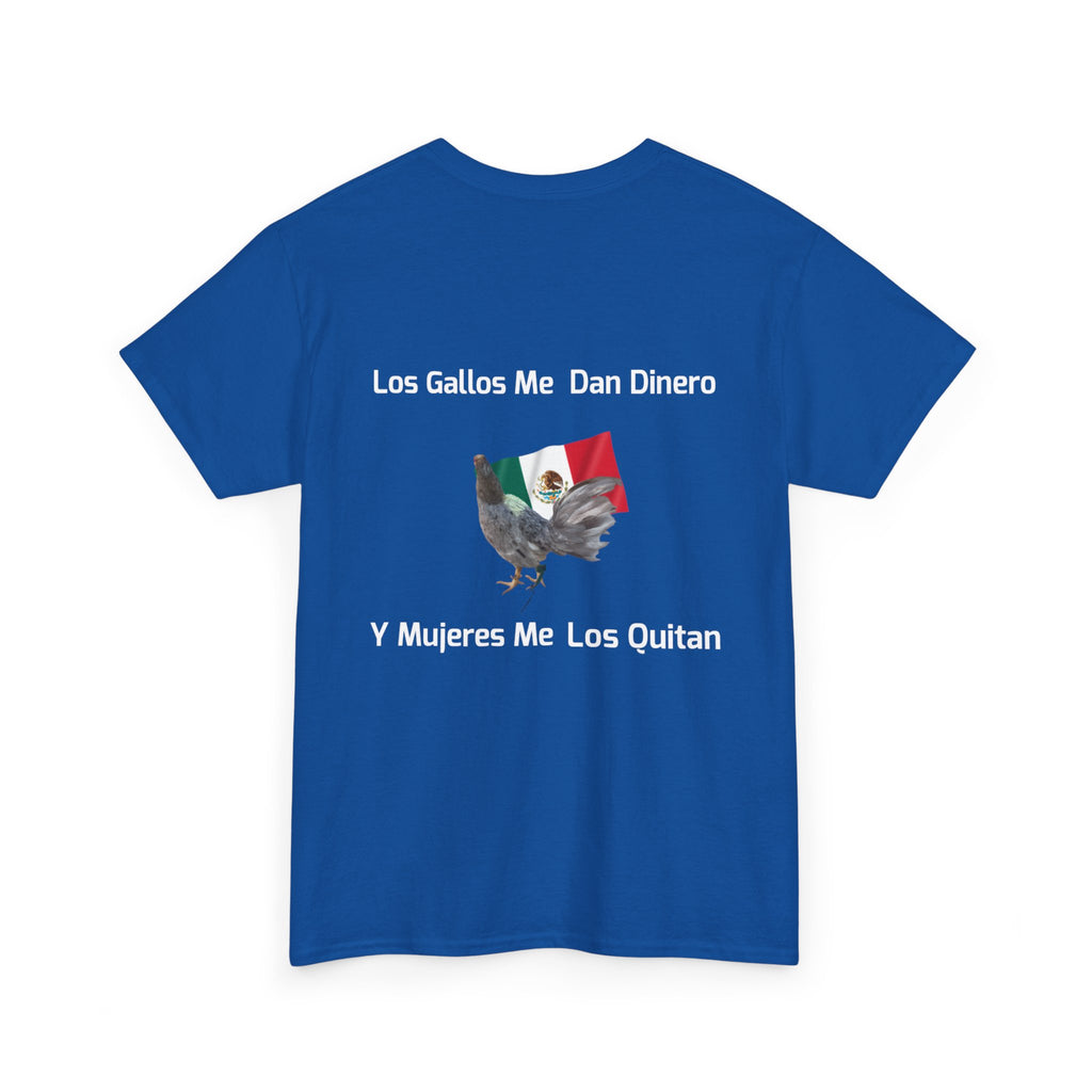 Henny-Gamefowl Tee — "Dro's Henny's Gamefarm" Mexican Flag Rooster Shirt