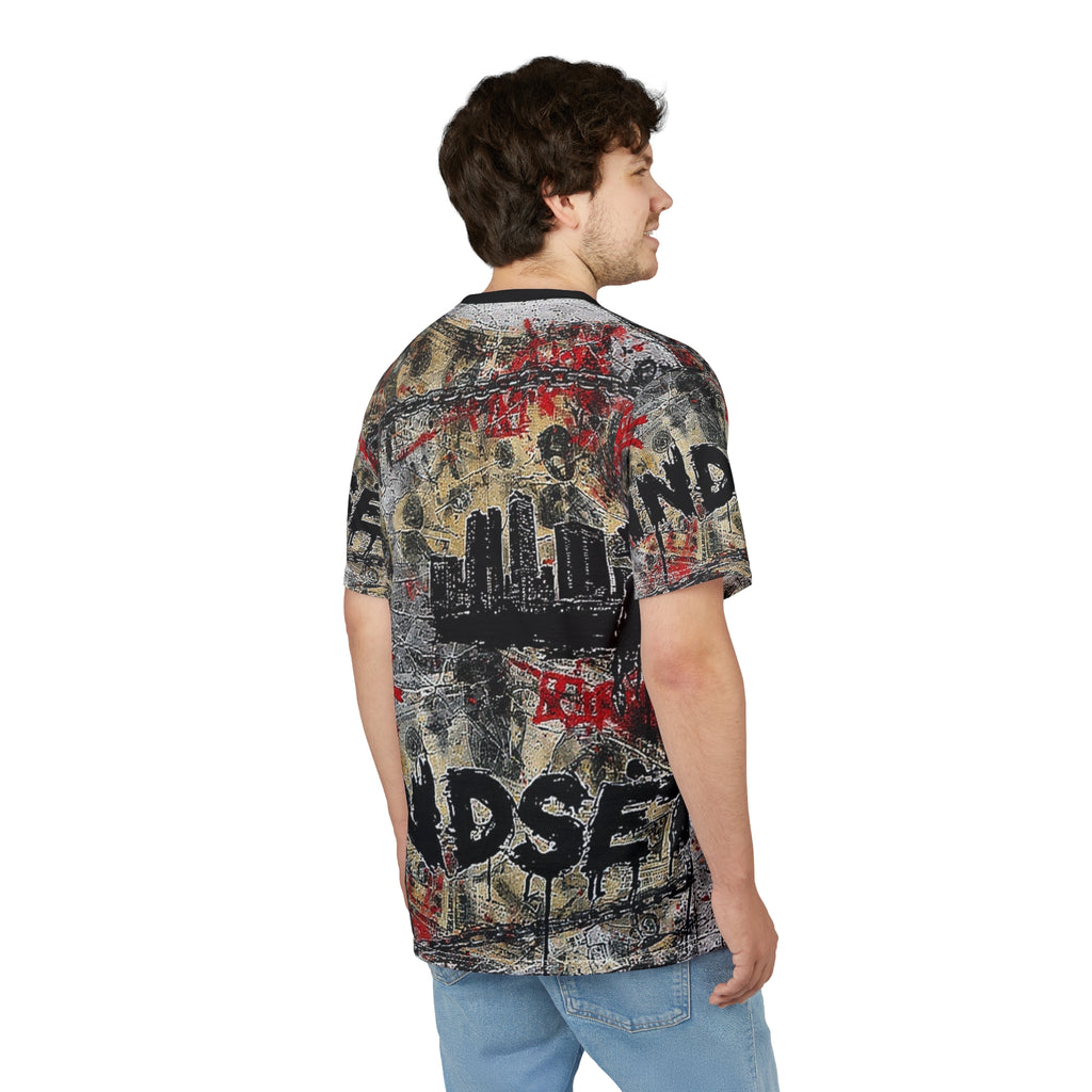 Mindset- Urban Graffiti Mindset Tee — All-Over Print Streetwear