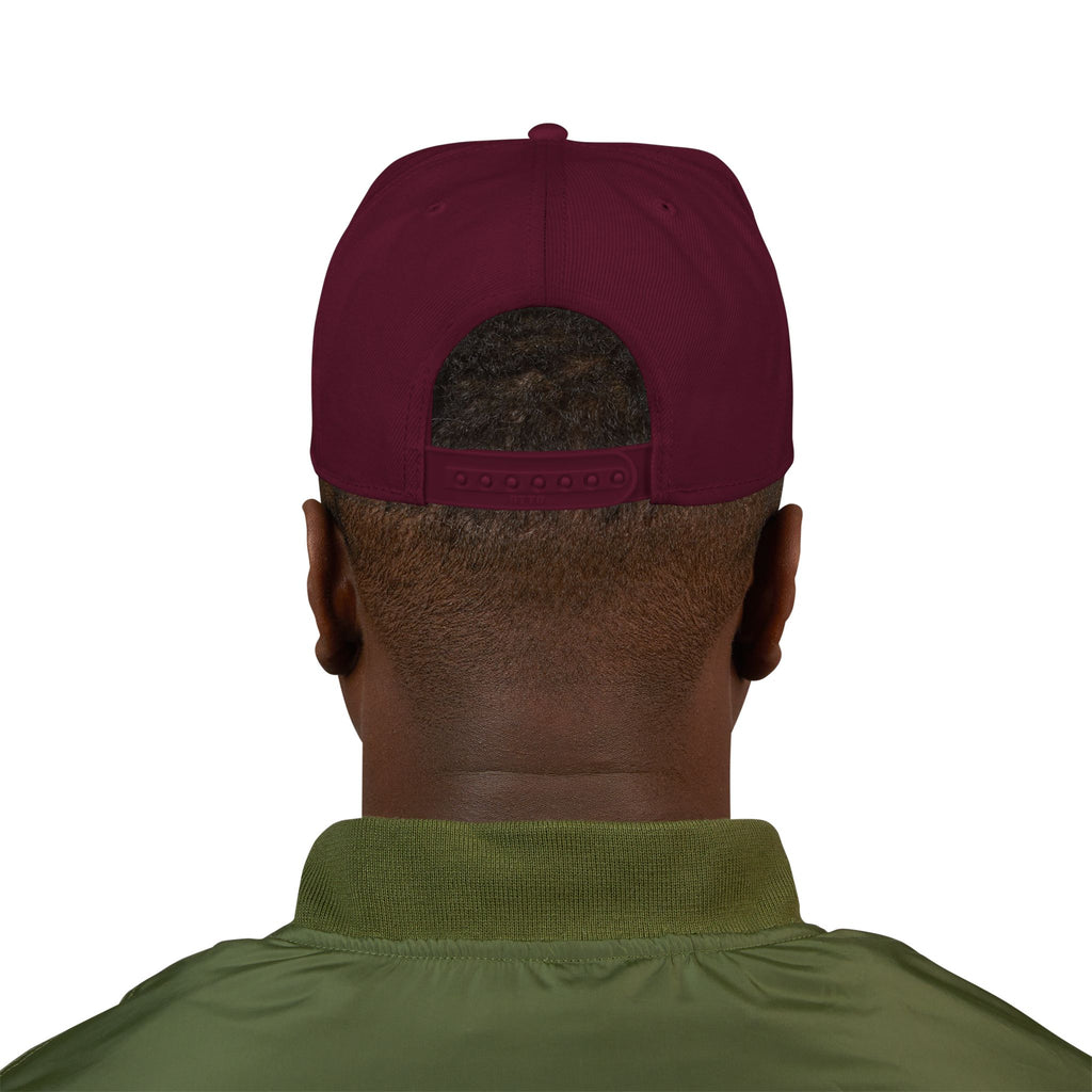 Hat-Embroidered 'Verité' Snapback Hat – Gold Sparkle Logo