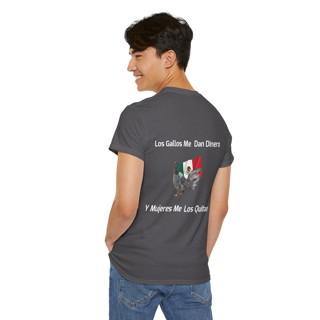 Henny-Gamefowl Tee — "Dro's Henny's Gamefarm" Mexican Flag Rooster Shirt