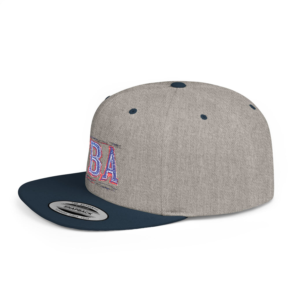 FBA- Distressed Patch Snapback Hat