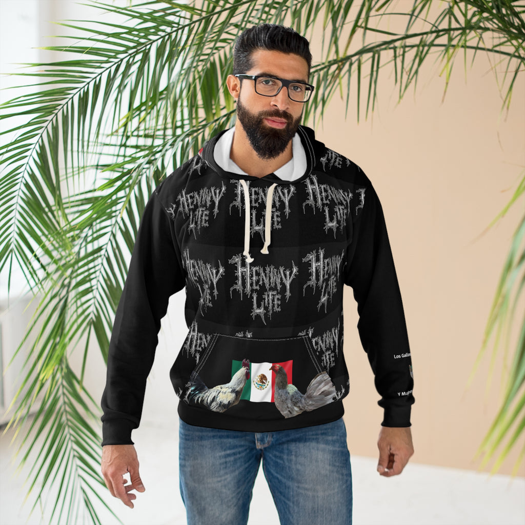 Henny- Life Hoodie — Mexican Rooster Graphic Pullover