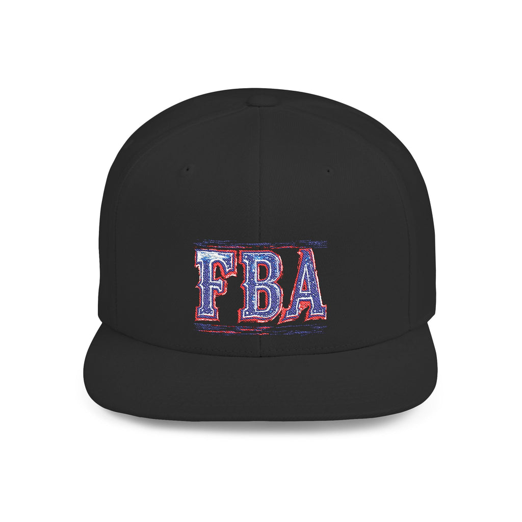 FBA- Distressed Patch Snapback Hat