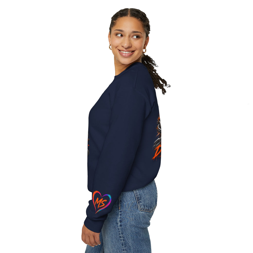 MS- Awareness Skull Crewneck Sweatshirt — "My Lesions Don’t Define Me"