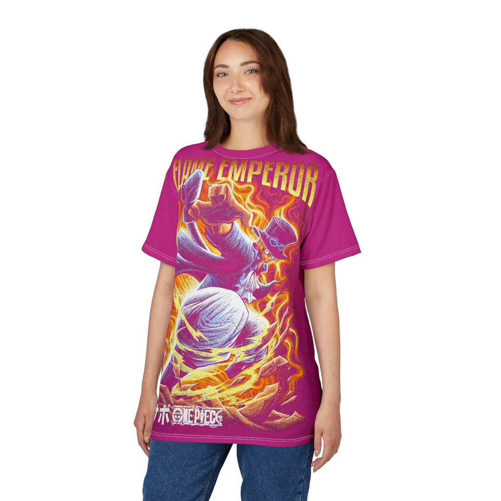 Anime-Flame Graphic Tee — Bold Fiery Anime-Inspired Shirt