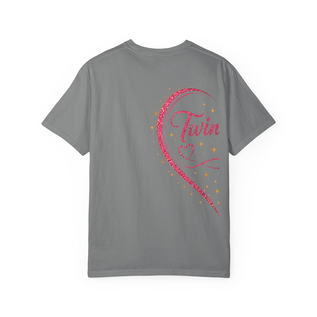 Tiff-Twin Sisters T-Shirt – “Two Hearts One Unbreakable Bond” Graphic Tee