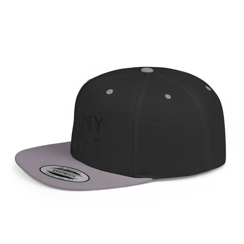 Henny-Snapback Hat — "Henny Life" Embroidered Flat Bill Cap