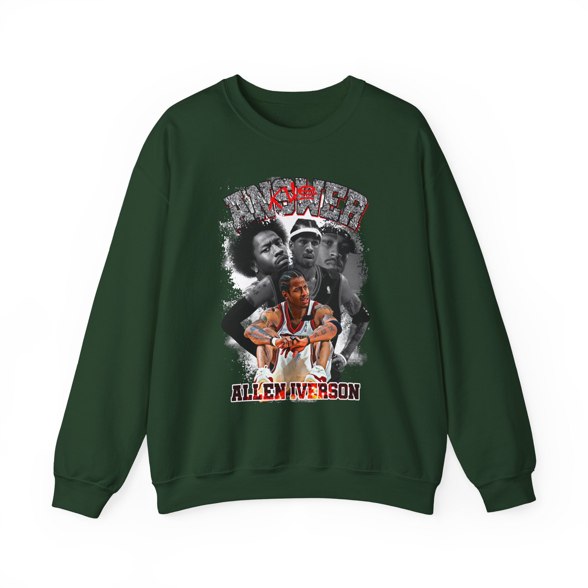 Retro-Allen Iverson Retro Crewneck Sweatshirt