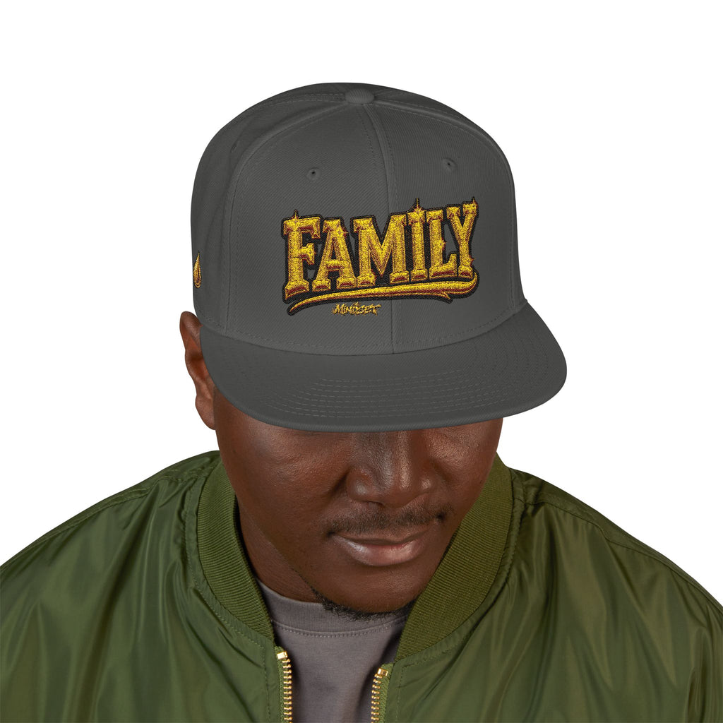 Hat- 'Family' Gold Snapback Hat – Urban Streetwear Cap