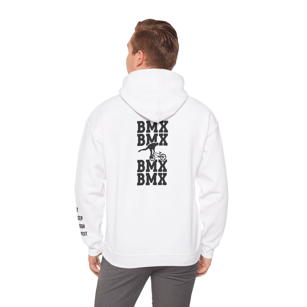 Rad-BMX Rider Hoodie — BMX Stunt Silhouettes Pullover for Riders & Fans
