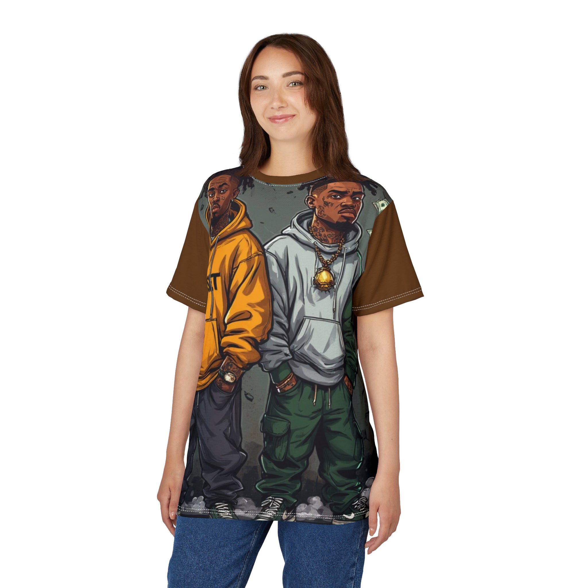 Mindset- Graphic Tee — 'Mindset' Streetwear Hoodie Illustration All-Over Print