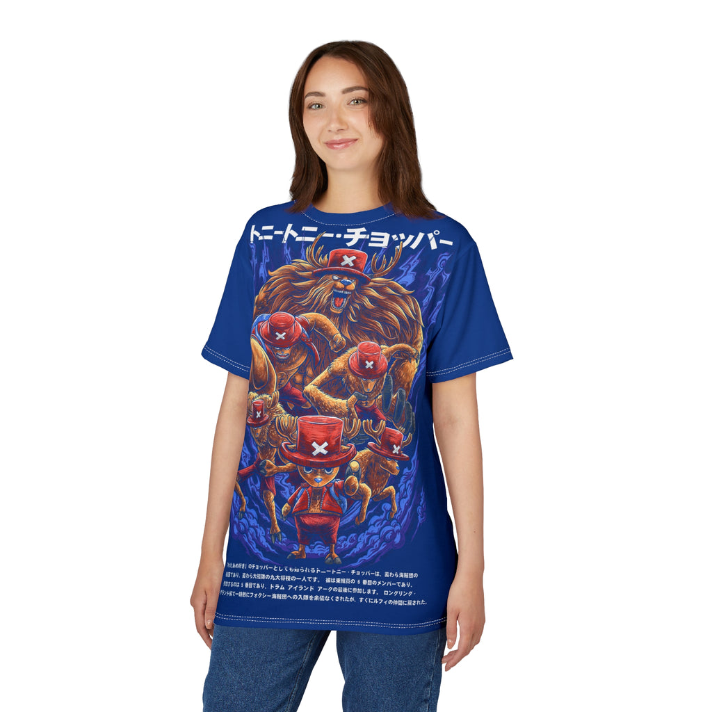 Anime- Graphic Tee — Anime Pirate Crew All-Over Print