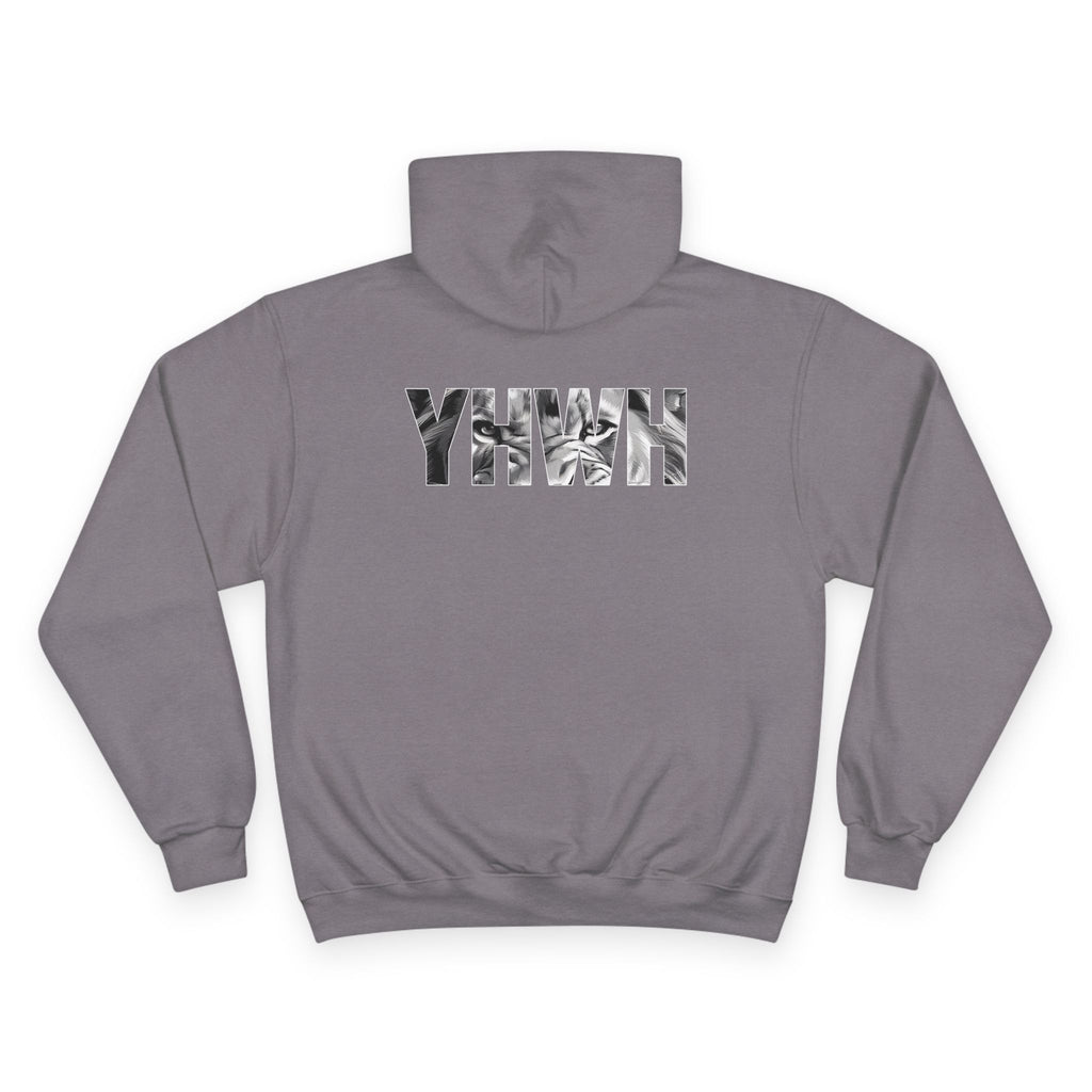 Variety-Rastafarian Lion Hoodie — Lion of Judah Design with Rasta Flag & YHWH Back Print