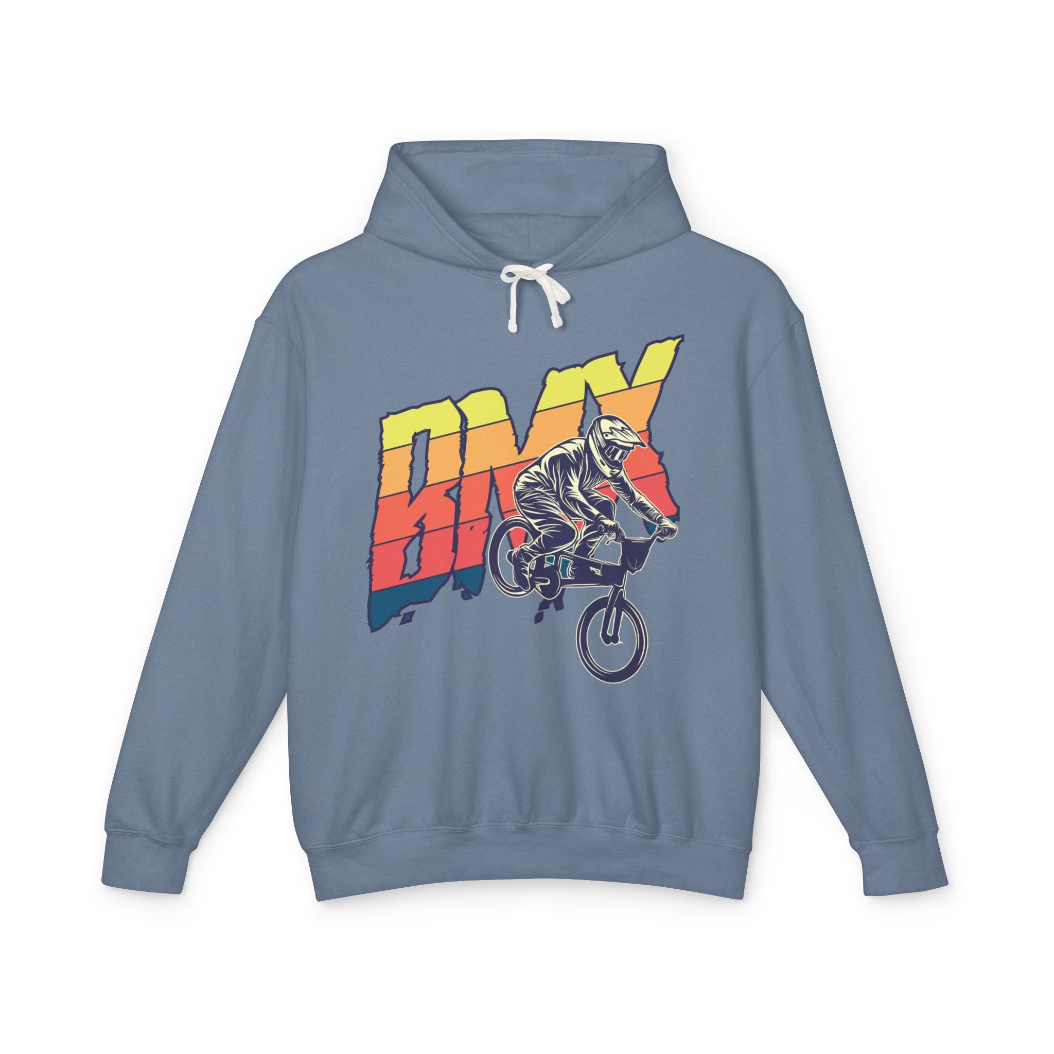 Rad- BMX Vintage Rider Hoodie — Retro BMX Sweatshirt for Cyclists & Fans