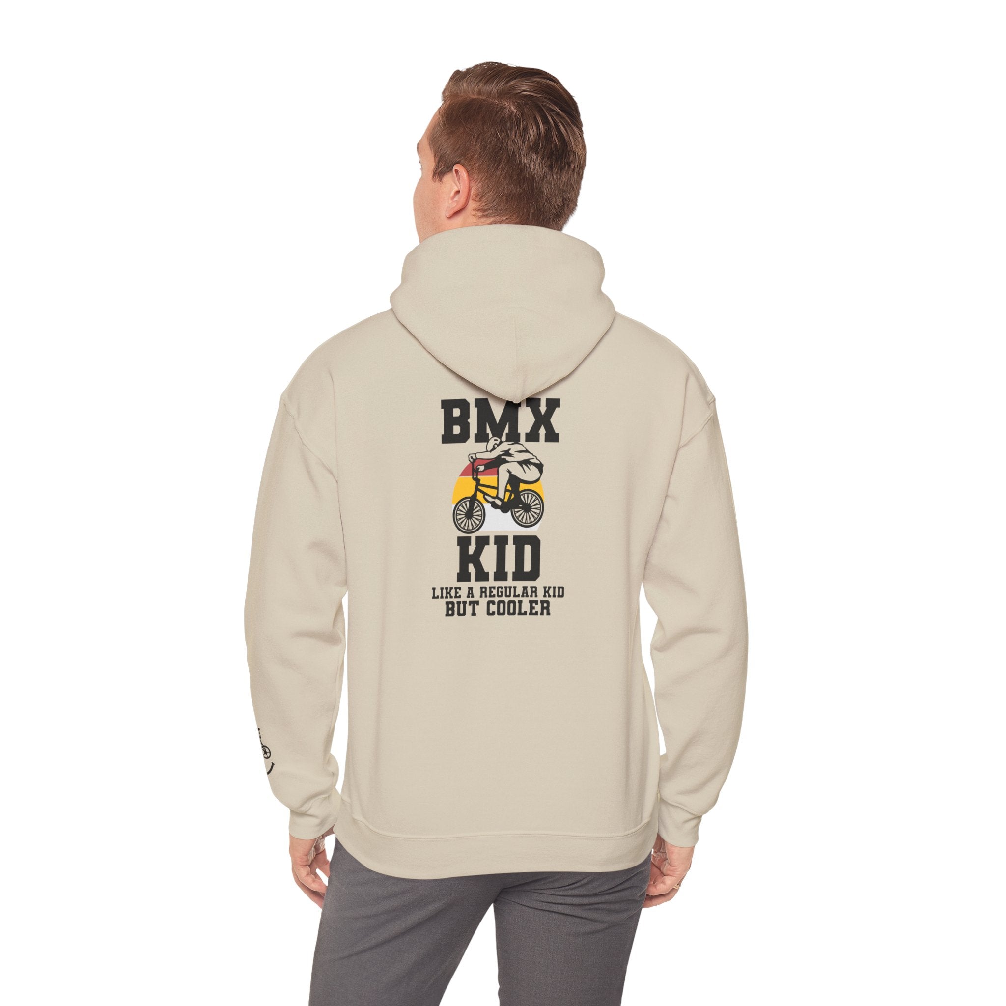 Rad-BMX Kid Hoodie — "Like a Regular Kid But Cooler" Youth BMX Pullover