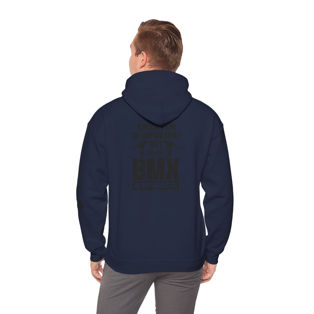 Rad-BMX Is Importanter Hoodie — Funny BMX Rider Sweatshirt