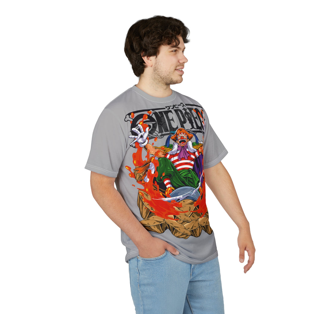 Anime- Buggy the Clown Graphic Tee — Anime Pirate Captain All-Over Print