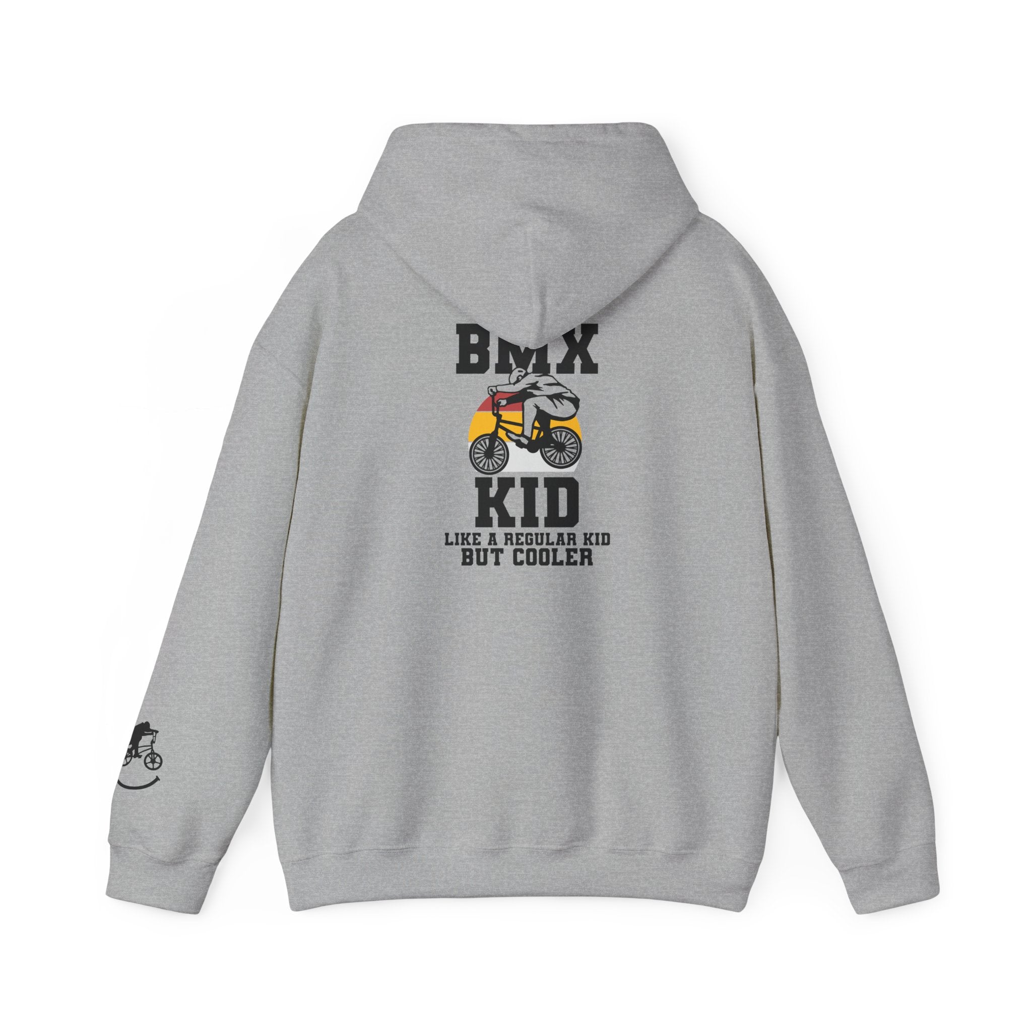 Rad-BMX Kid Hoodie — "Like a Regular Kid But Cooler" Youth BMX Pullover