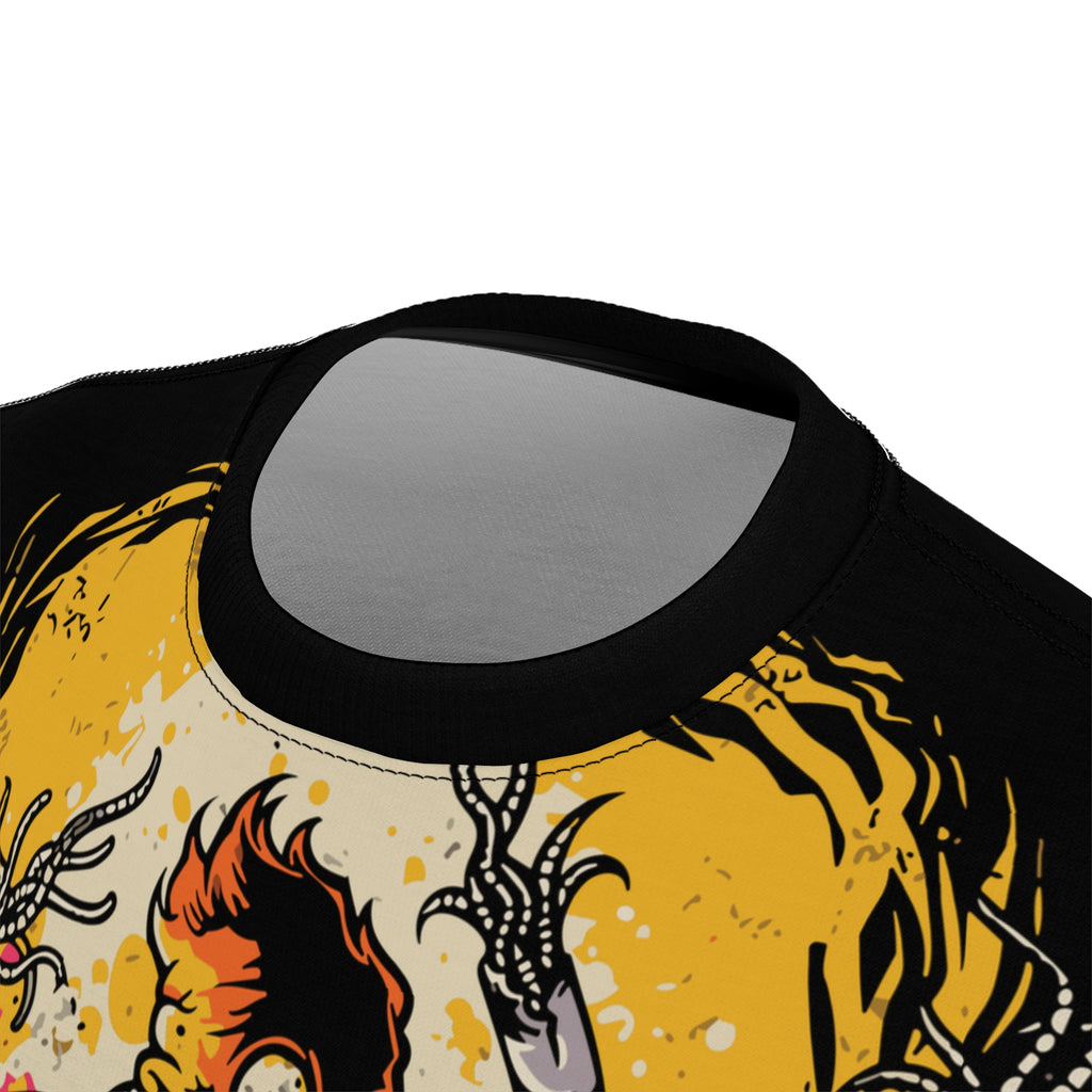 Metal- With a Prada Graphic Tee — Bold All-Over Print Band Shirt