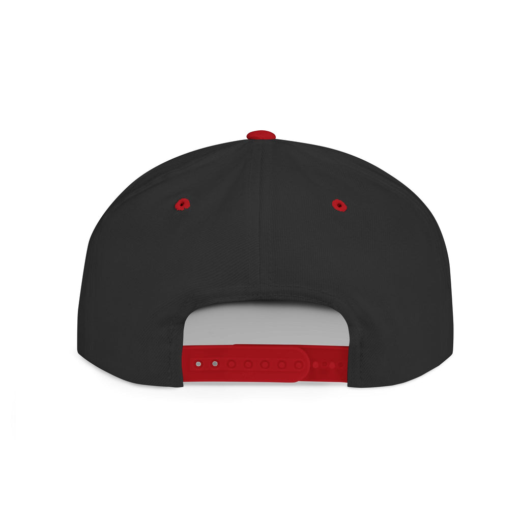 Mindset-Snapback Hat — "Kille" Skull Graphic Flat Bill Cap