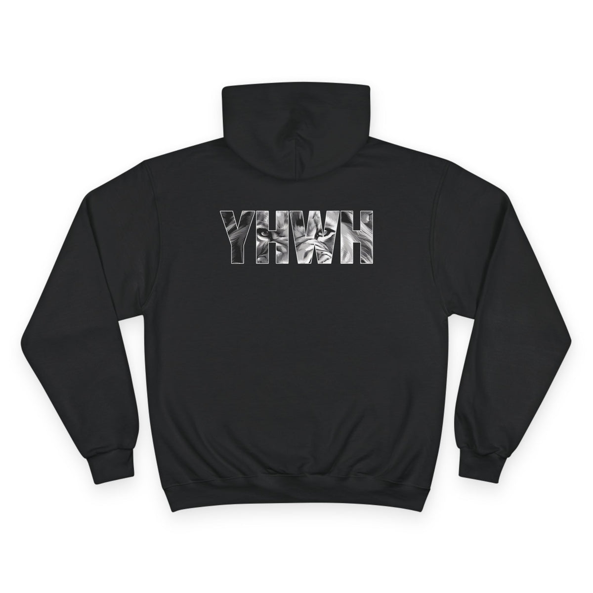 Variety-Rastafarian Lion Hoodie — Lion of Judah Design with Rasta Flag & YHWH Back Print