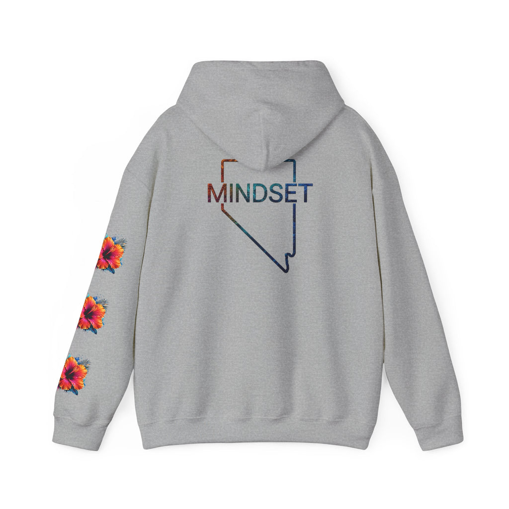 Tiff-Mindset Nevada Floral Hoodie — ‘Dream Believe’ Graphic Pullover