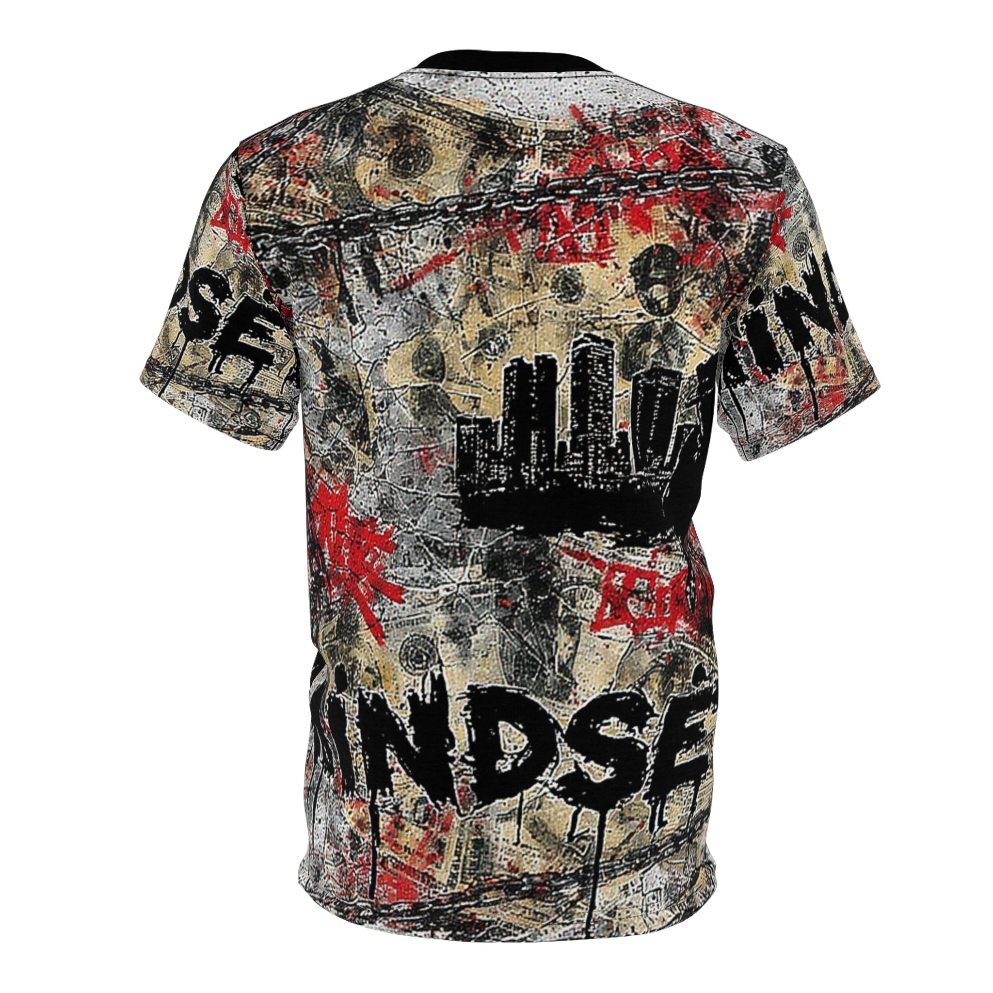 Mindset- Urban Graffiti Mindset Tee — All-Over Print Streetwear
