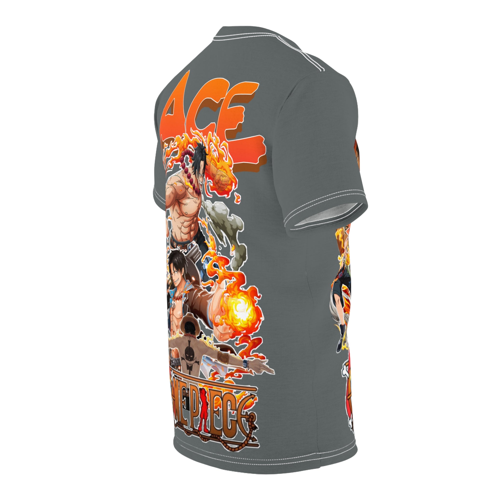 Anime-Ace Flames Graphic Tee