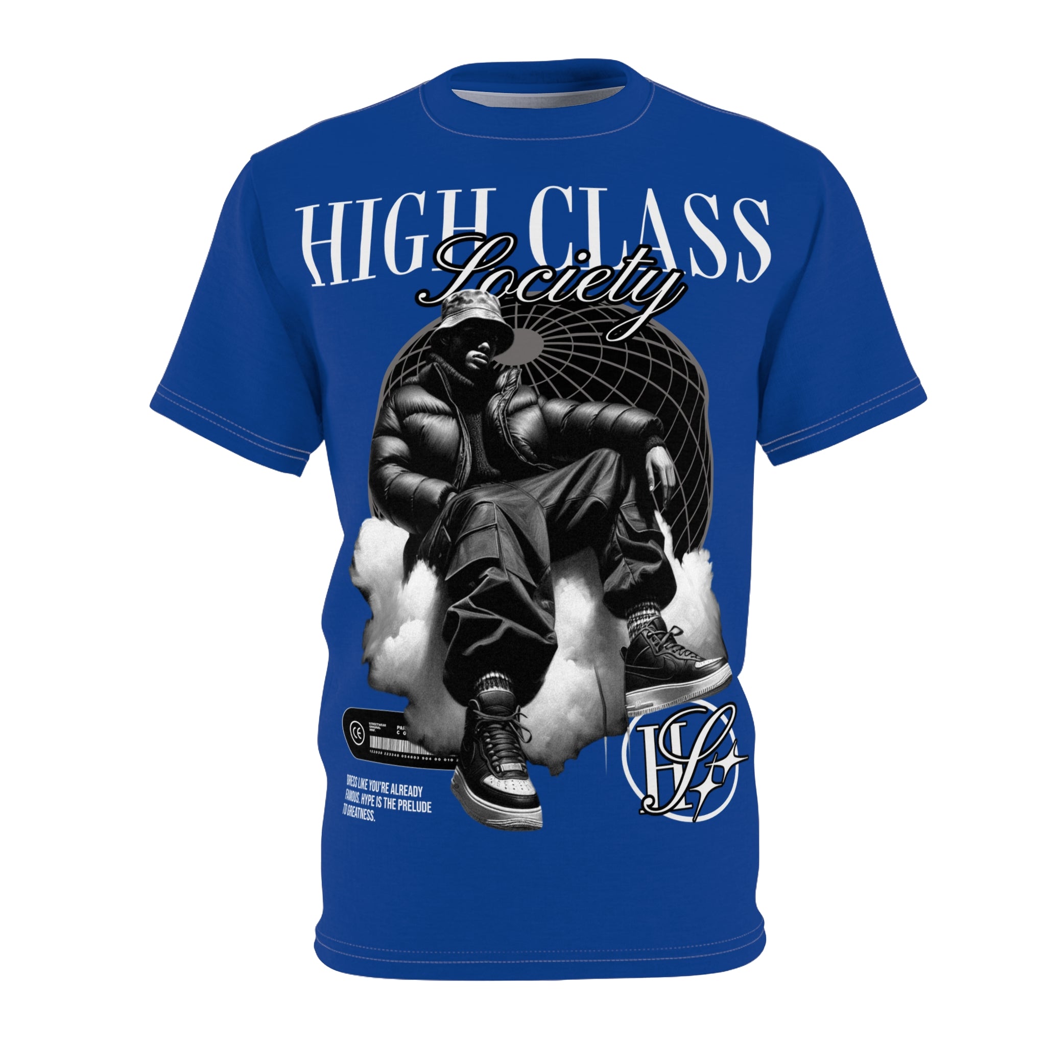 Streetwear-High Class Society Graphic Tee – Urban Streetwear All-Over Print