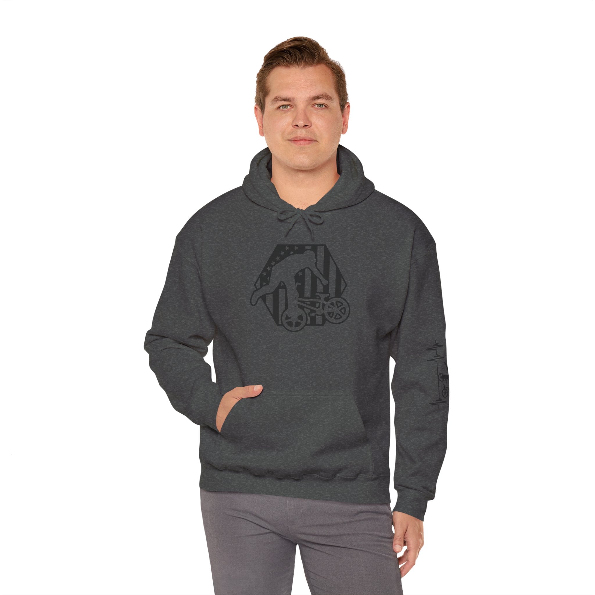 Rad-BMX Is Importanter Hoodie — Funny BMX Rider Sweatshirt
