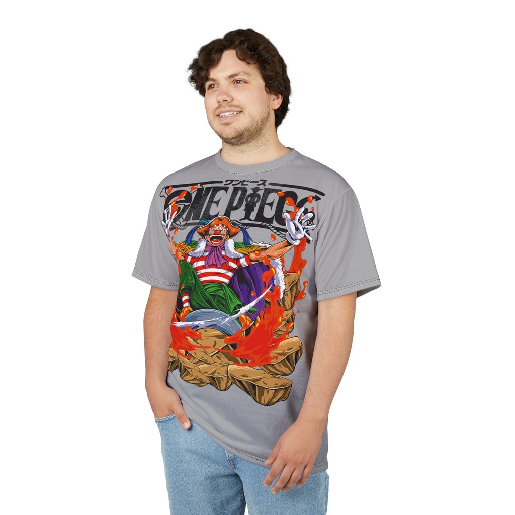 Anime- Buggy the Clown Graphic Tee — Anime Pirate Captain All-Over Print