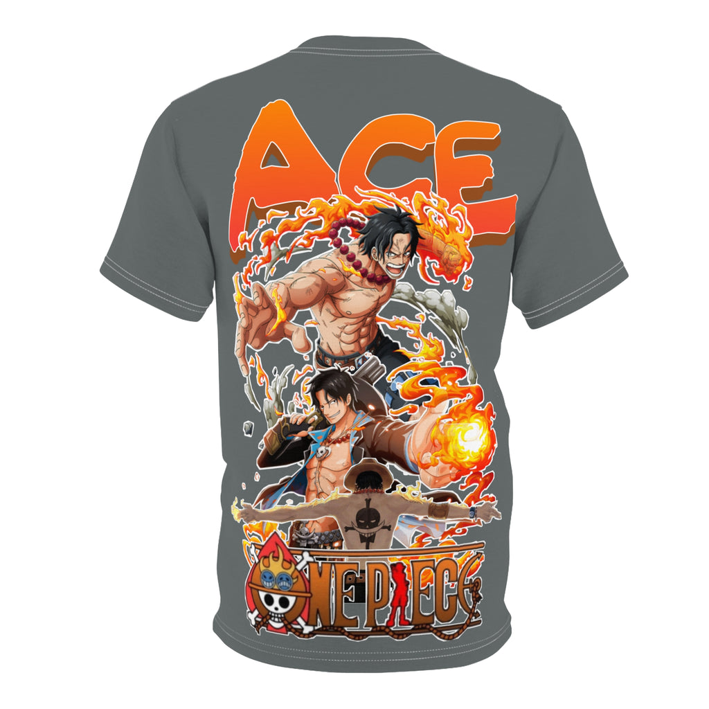 Anime-Ace Flames Graphic Tee