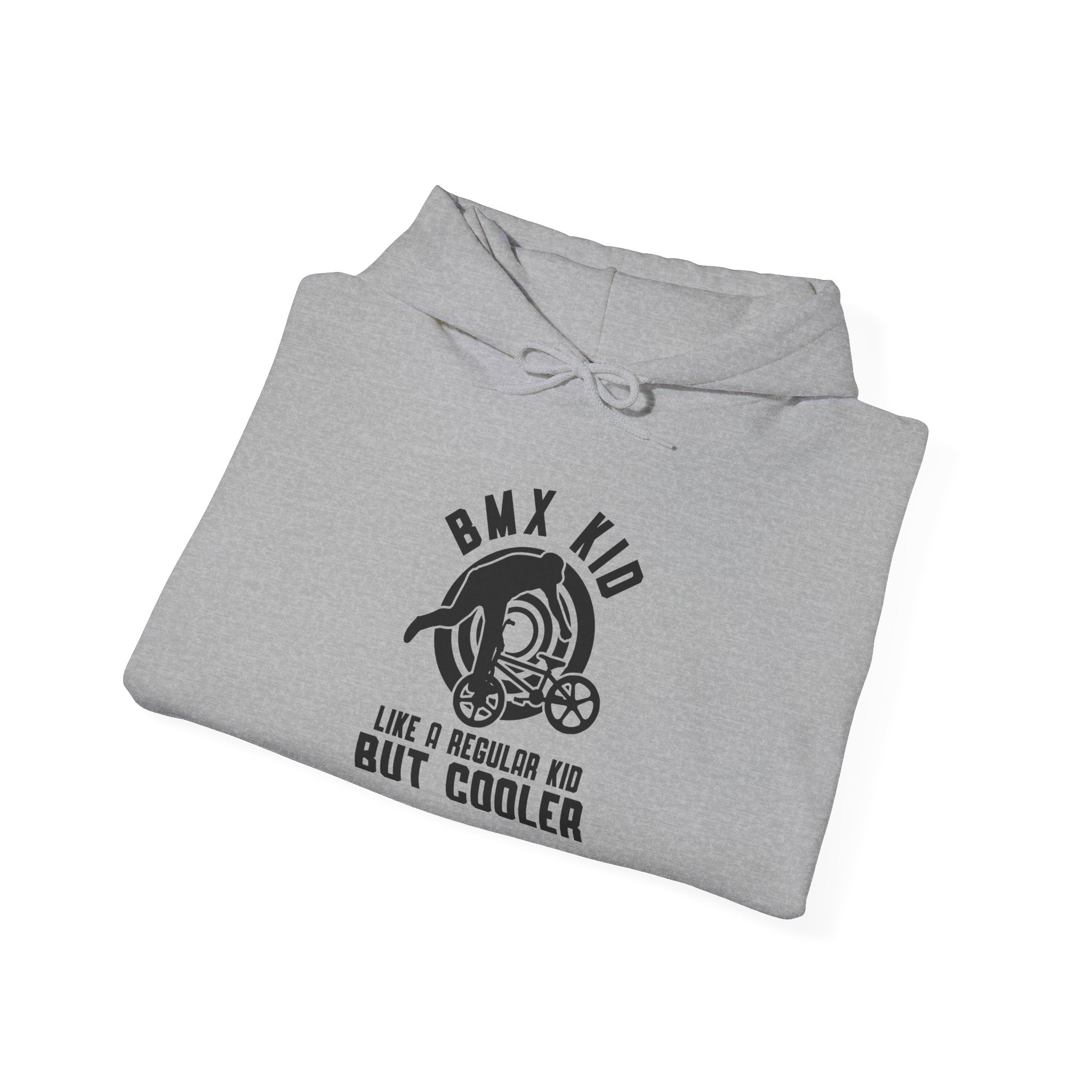 Rad-BMX Kid Hoodie — "Like a Regular Kid But Cooler" Youth BMX Pullover