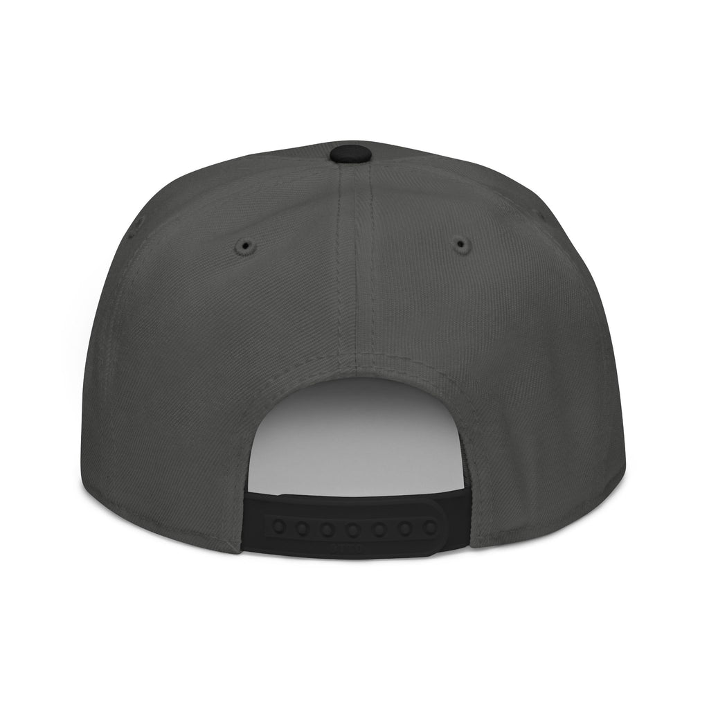 Hat-Embroidered Gold Graffiti Snapback Hat